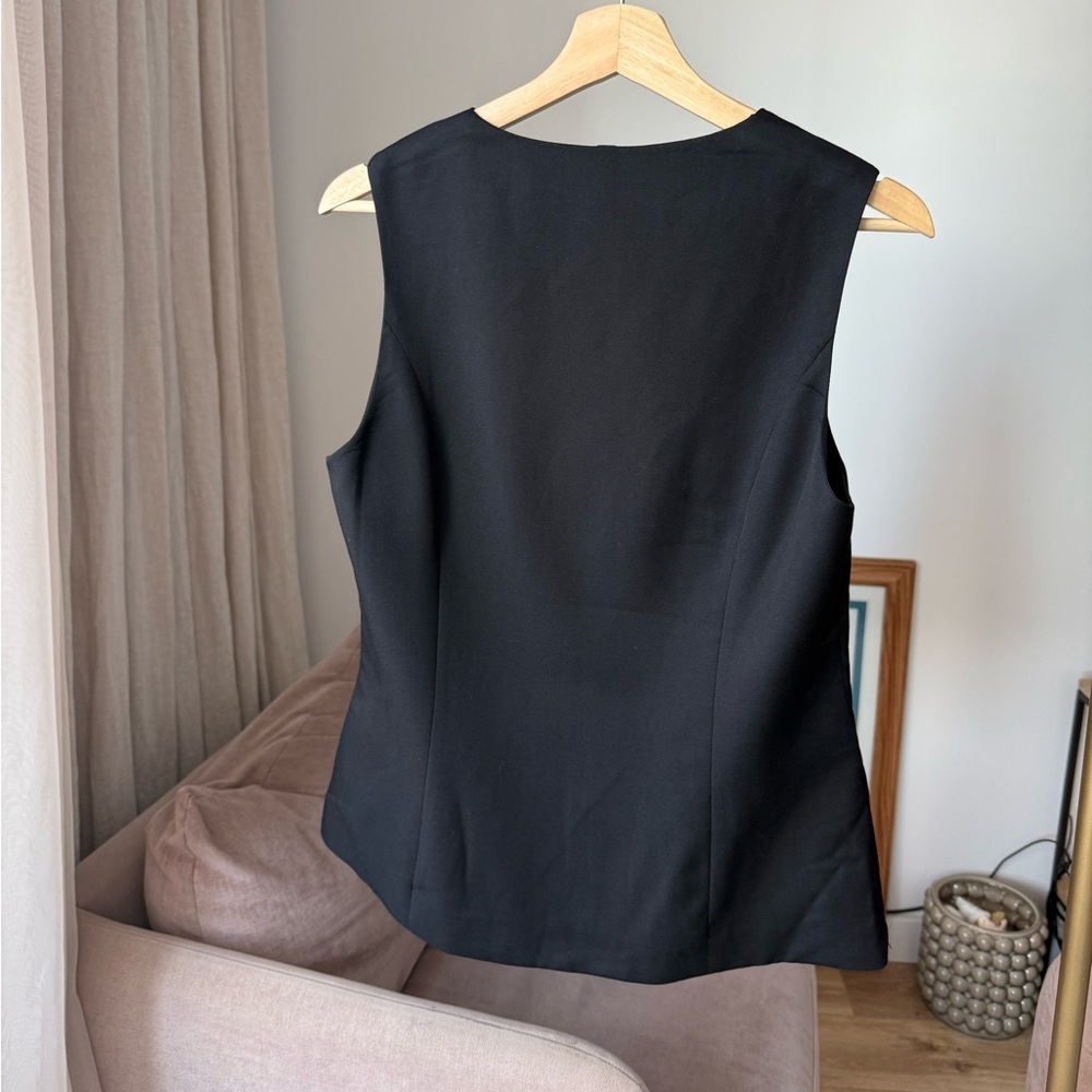 Tailored Suit Vest, Black, H&M, M - Picture 2 of 9
